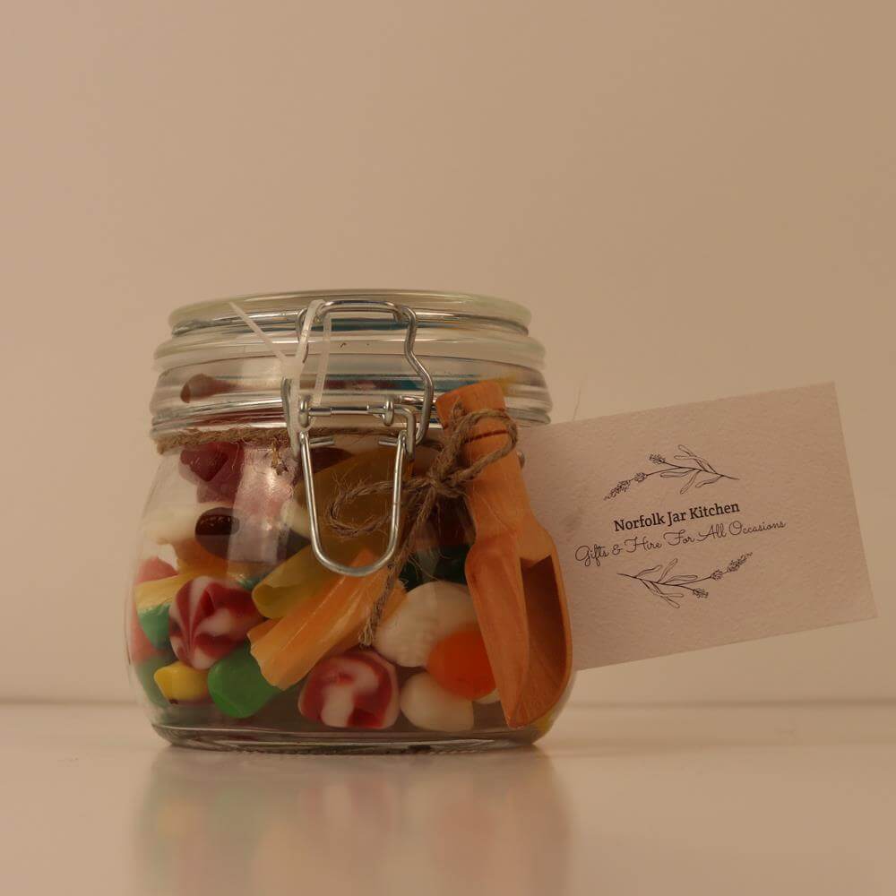 Norfolk Jar Kitchen Medium Mixed Jelly Sweets Jar